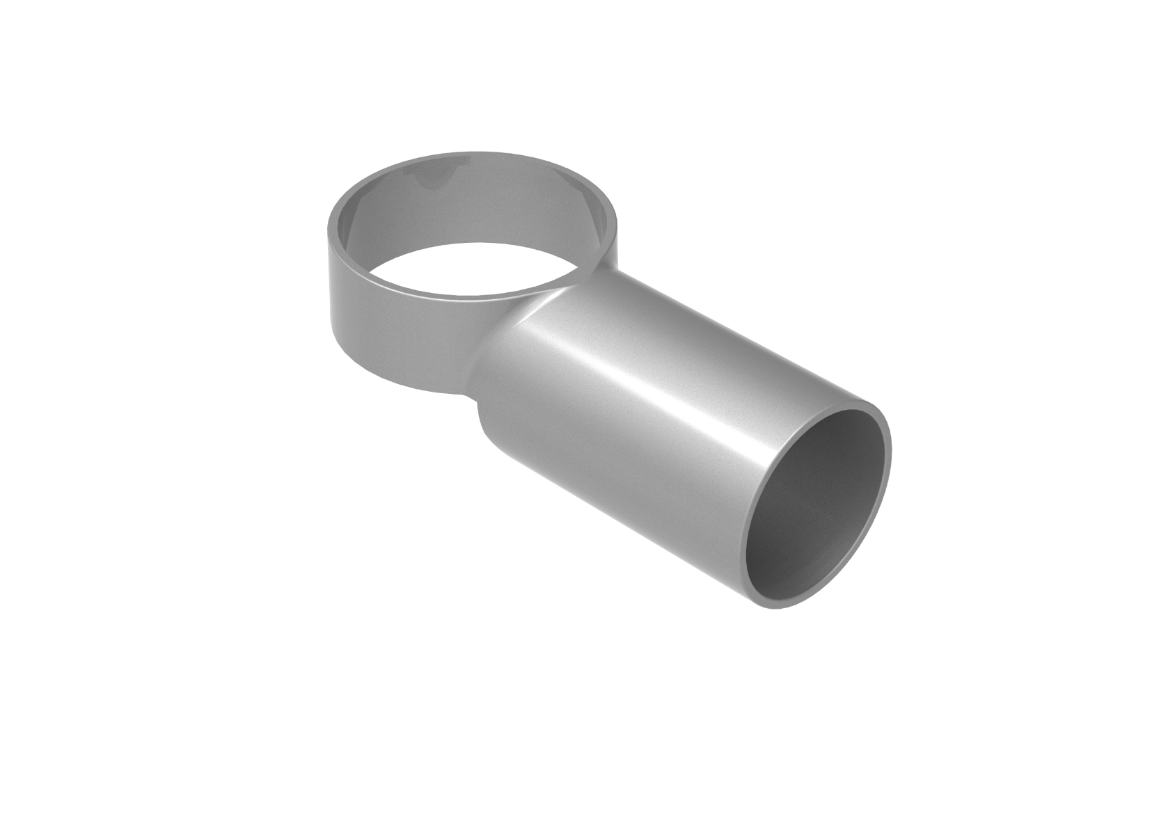 Aluminium kruisstuk Ø 60 × 42 mm verstelbaar – open
