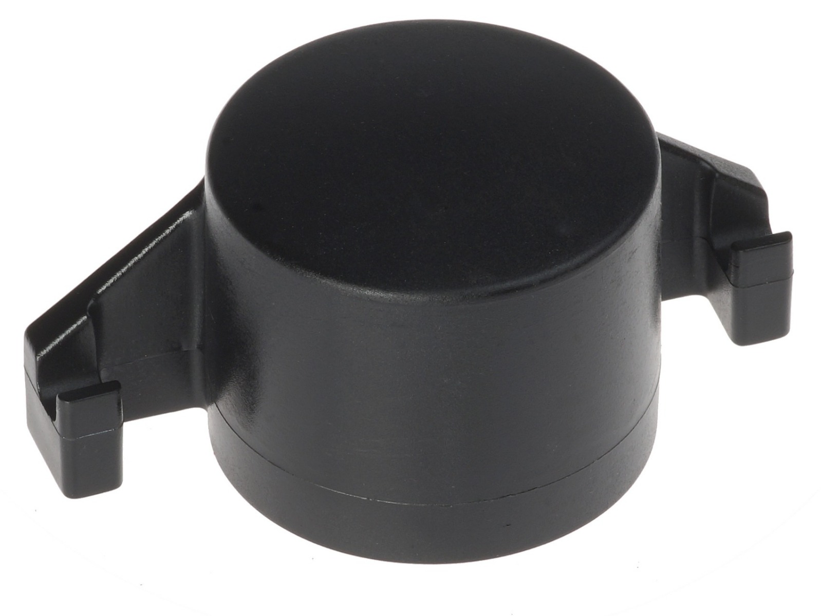 nylon ral9005 post cap 60mm round with integrated mesh hooks