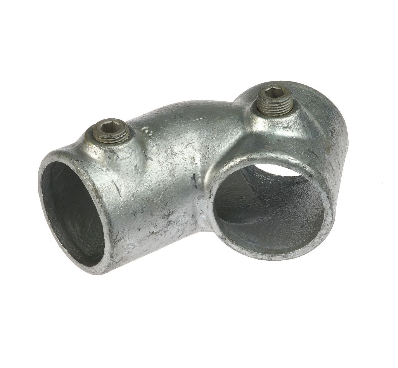 G184 Cast iron 45° fixed Tee A1, 1½" x 1½", hot-dip galvanised