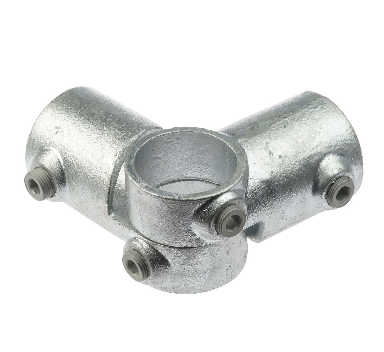G148 Cast iron short swivel Tee A21, hot-dip galvanised