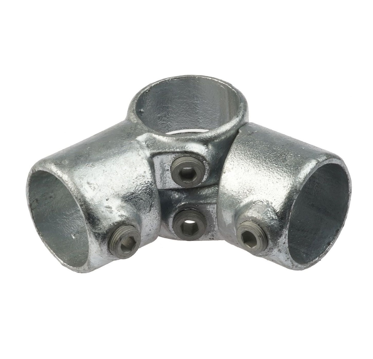 G148 Cast iron short swivel Tee A21, hot-dip galvanised