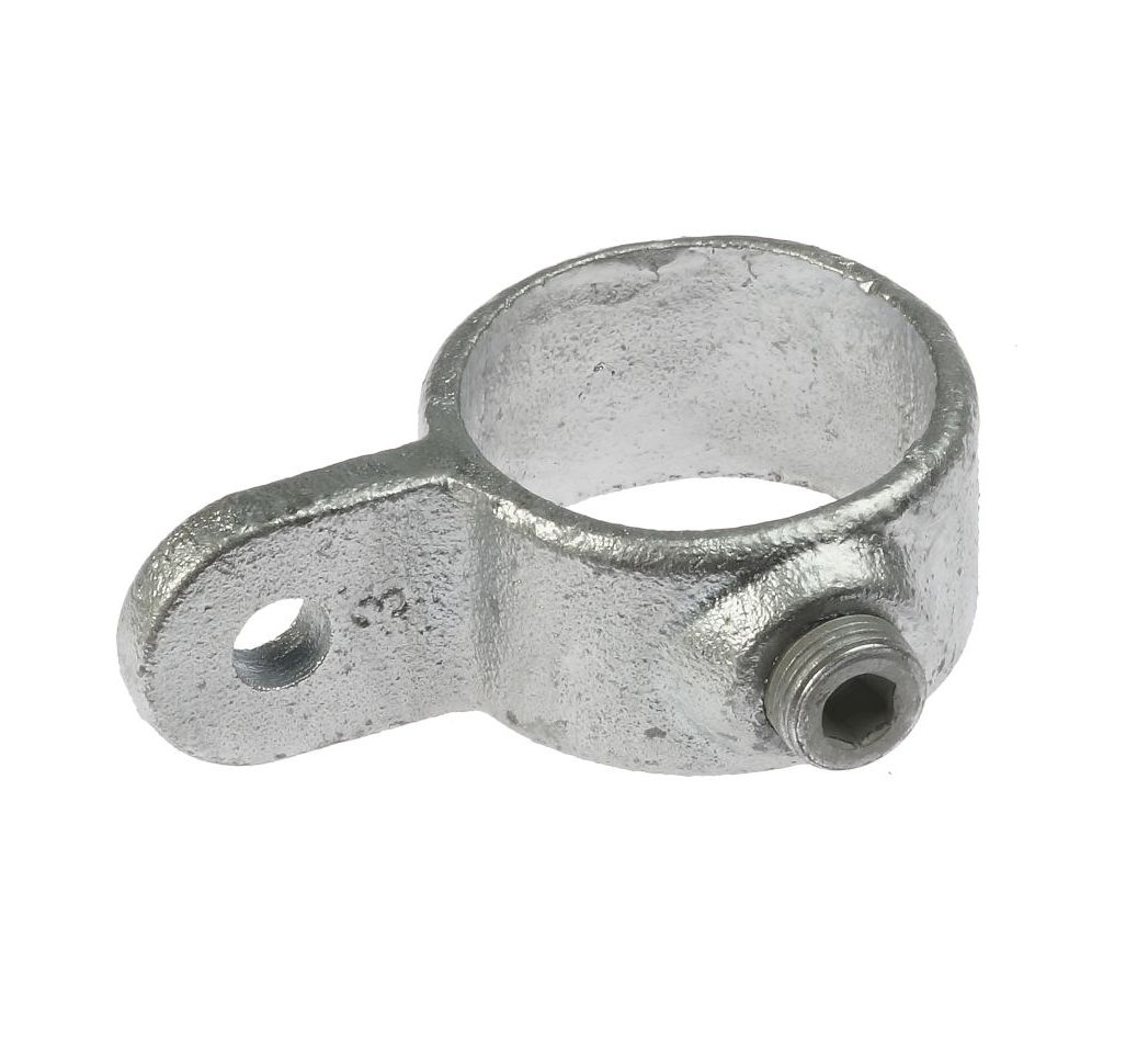 G173M Cast iron single male section of swivel A36, hot-dip galvanised