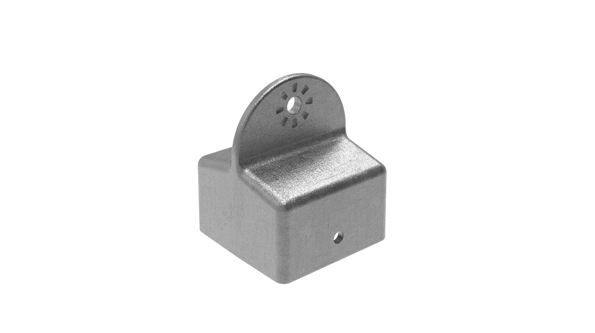 Aluminium barbed wire cap 60×60 mm – modular