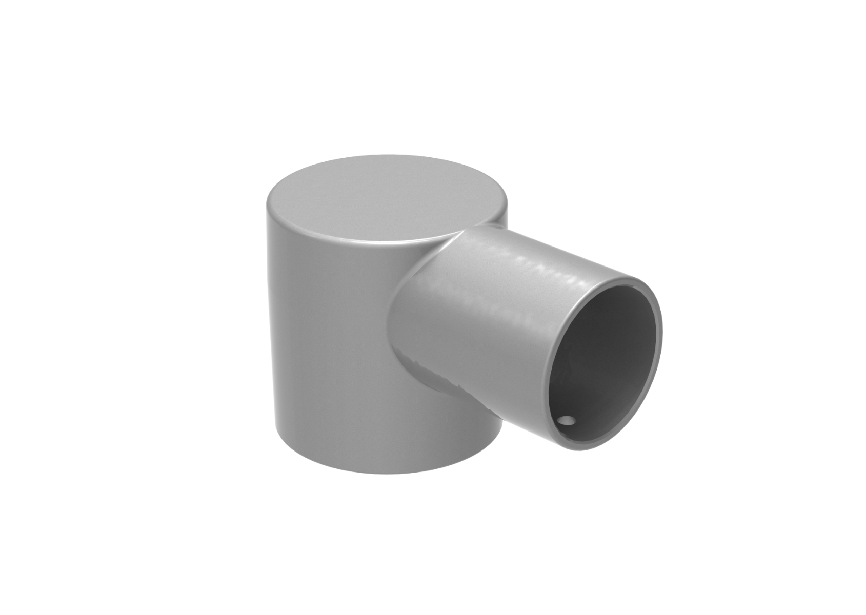 Aluminum End connector Ø60 / Ø42