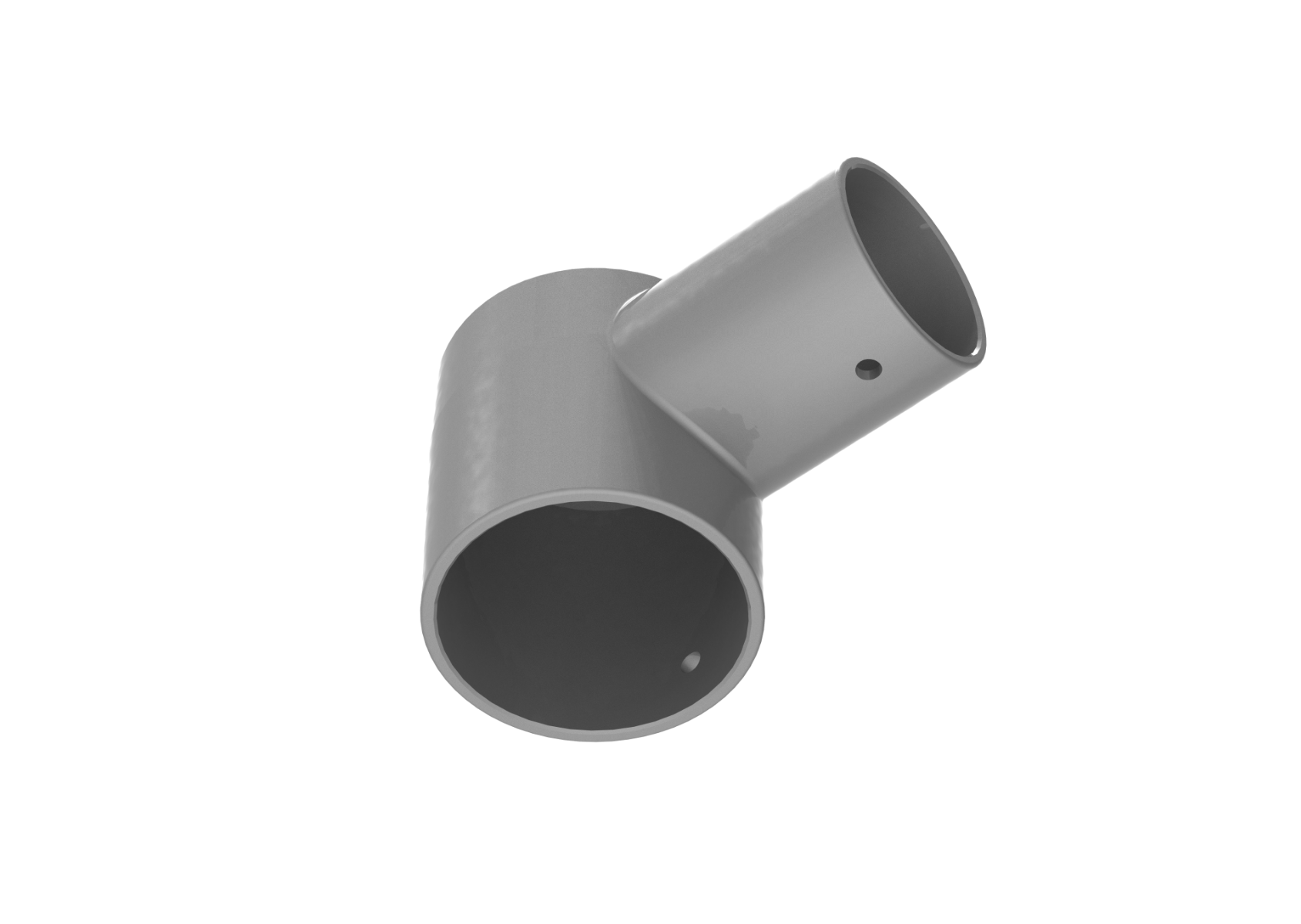 Aluminum End connector Ø60 / Ø42