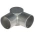 3 way Corner piece external 90 degrees, aluminium in several colours