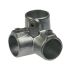 G128 Cast iron 3-way 90° elbow closed A18, hot-dip galvanised