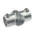 G156 Cast iron cross-connection piece variable 0-11° A35, hot-dip galvanised