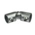 G125 Cast iron swivel elbow A25, hot-dip galvanised