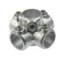 G158 Cast iron 4-way clamp A26, hot-dip galvanised