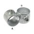 G161 Cast iron 90° cross clamp A28, hot-dip galvanised
