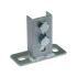 Saddle flange 36 "cross", zinc plated