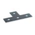 Railconnector 35/36 T-shape, zinc plated