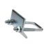 Rail beam clamp 35/36, M8/M10, complete, zinc plated
