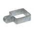 End bracket (square) 60 x 60 mm, hot-dip galvanised