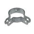 Two-part corner bracket ø 60 mm hot-dip galvanised 