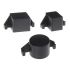 Plastic post cap ø 60 mm with DSM-hook, nylon black