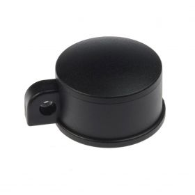 Plastic Post Cap with Tension Wire Eye black