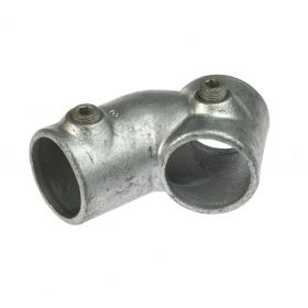 G184 Cast iron 45° fixed Tee A1, 1½" x 1½", hot-dip galvanised