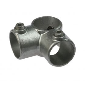 G116 Cast iron 3-Way-tube connection A20, hot-dip galvanised