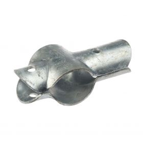 T-Clamp two-part with lip 2½" x 2" hot-dip galvanised