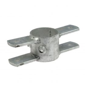 Ring pipe clamp rotation part, 2 x 1½", hot-dip galvanised