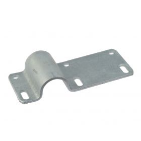 Tube Clamp, 100 x 5 mm for U-Bolt with long lip, hot-dip galvanised