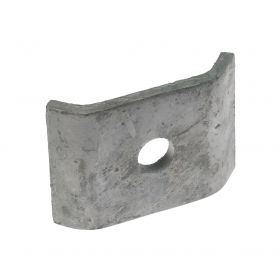 Angle joint part for mesh panel fence, hot-dip galvanized