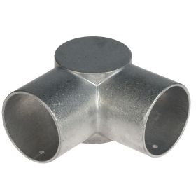 3 way Corner piece external 90 degrees, aluminium in several colours