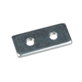 Slide nut 35/36, 2-holes M10 zinc-plated