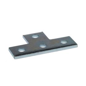 T-shaped rail connector 41, zinc-plated