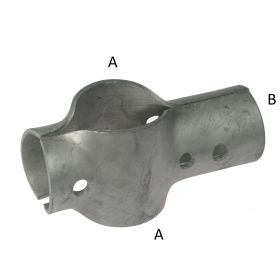 T-Clamp (2 Part) Heavy hot-dip galvanised