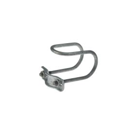 Double bended wire clamp TG 245 M10, straight, hot-dip galvanised