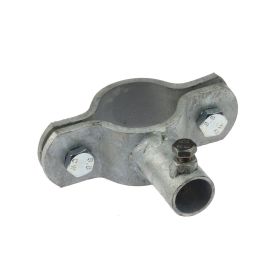 Set of brackets with a ½” tube extension, hot-dip galvanised