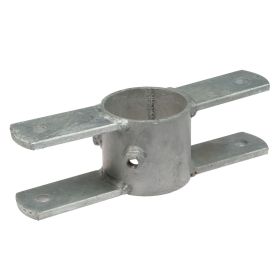 Ring pipe clamp rotation part, 2 x 2", hot-dip galvanised