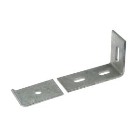 Distance holder set for mesh panel, hot-dip galvanised