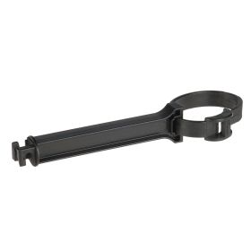 Plastic Clamping strip + clip black with Plastic strip