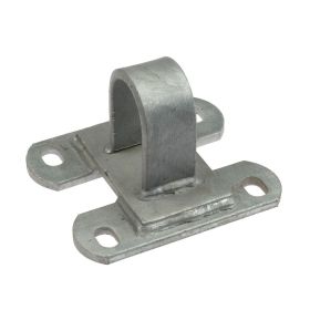 Locking device for isolating grid, hot-dip galvanised