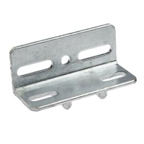 Corner piece 63 x 63 x 150 mm with ø12 mm anti-twist, hot-dip galvanised