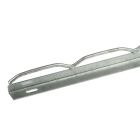 Wire Connection profile for triangle fence, hot-dip galvanised