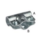 One-piece T-clamp TJ 110, including bolts and nuts