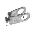 Cross-connection TJ 145, hot-dip galvanised