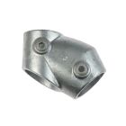 G129 Cast iron 30°-60° adjustable Tee A3, hot-dip galvanised