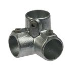 G128 Cast iron 3-way 90° elbow closed A18, hot-dip galvanised