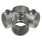G191 Cast iron ridge connector A86 1½" 27½° hot-dip galvanised