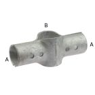 4-Bolt Cross-joint Heavy hot-dip galvanised