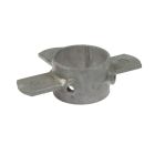 Ring pipe clamp 3-lips, hot-dip galvanised