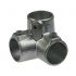 G128 Cast iron 3-way 90° elbow A18, hot-dip galvanised