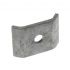 Angle joint part for mesh panel fence, hot-dip galvanized