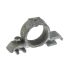 Cast iron traffic sign clamp, hot-dip galvanised